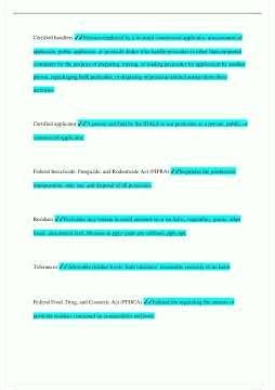 Pesticide Applicators License Core Manual Latest 2023 100 Pass1574