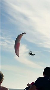 Surprise! Incredible Powered Paragliding (PPG) Flight Over the Ocean at Laguna Beach Main Beach