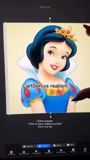 Cartoon vs realism ❤️‍🔥 #art #artist #artwork #drawing #painting #digitalart #creative #artoftheday #artlover #artcommunity | ylanastart