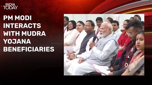 PM Modi engages with Mudra Yojana beneficiaries, Rs 33 lakh crore disbursed