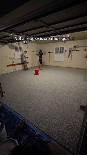 The smooth glide of that topcoat isn’t just satisfying — it’s the sound of quality. At Red Rhino Coatings, we don’t use store-bought epoxy kits. We install industrial-grade polyaspartic systems engineered for strength, style, and longevity. ✅ 4x stronger than traditional epoxy ✅ UV stable — no yellowing or fading over time ✅ Chemical and abrasion resistant for real-world durability ✅ Seamless, non-porous surface for easy cleaning ✅ Installed in just one day — ready for traffic fast ✅ Custom colo