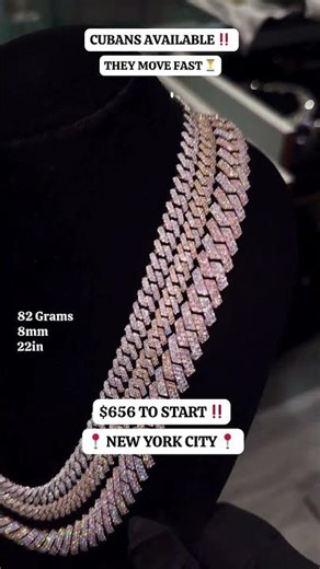 Different Style Cuban Chains #jewelry #gold #cubanlink #cubanlinkchain #vvs #diamonds