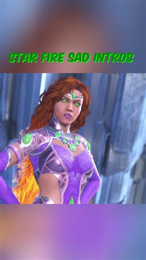 INJUSTICE 2 Starfire Sad Intros #ps5 #injustice #injustice2