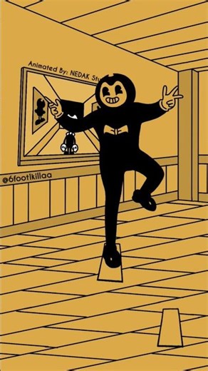 Bendy Dance Animated #animation #dance #song #animated #bendy #horror #meme #viral #fyp #tiktok