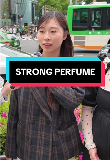 Do Foreigners Wear Too Much Perfume in Japan? Interviewer→@お嬢🇯🇵 For business: DM or email 📩 #japaneseinterview #japanesegirl #girlsinterviewjapan #streetinterview