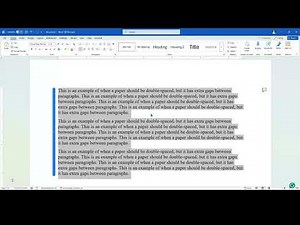 Fixing paragraph settings in MS Word like extra gaps, double spacing, and indenting the first line