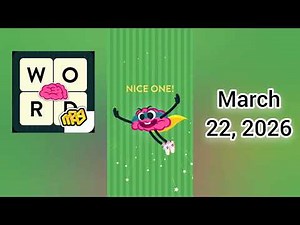 WordBrain Spring Event March 22, 2026 Answers - All Parts | Full Gameplay & Solutions
