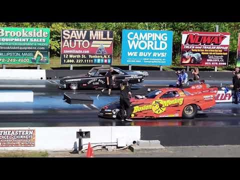 Funny Car Chaos at Lebanon Valley NHRA Dragway - September 20, 2025