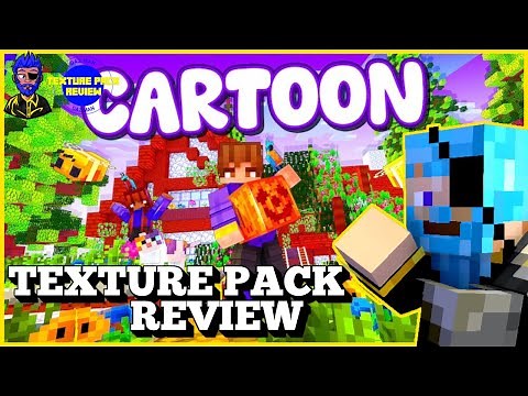 Cartoon Texture Pack Review ¦ Daz Man Minecraft Texture Pack Review ¦ Minecraft Bedrock