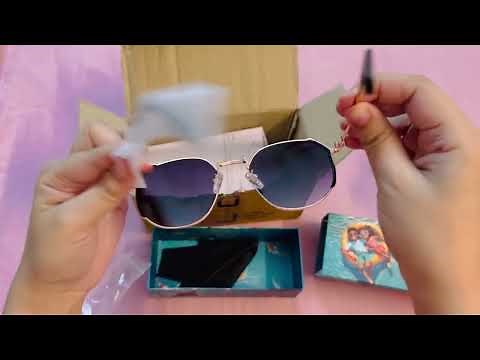 Unboxing ₹500 Sunglasses from Tees by ‪@fastrackworld‬ 🤩