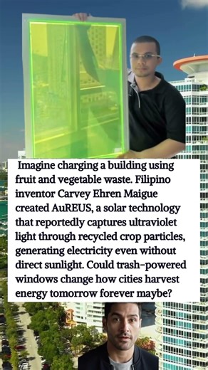 Solar Panels Powered by Fruit Waste? This AuREUS Invention Is Turning Heads