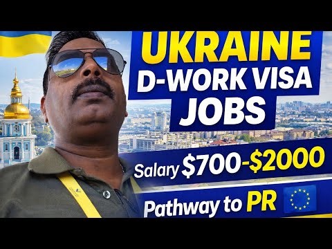 Ukraine European Country Work Visa Jobs for Indians 🇺🇦 | Salary $700–$2000 |Facts #reels #viralreel