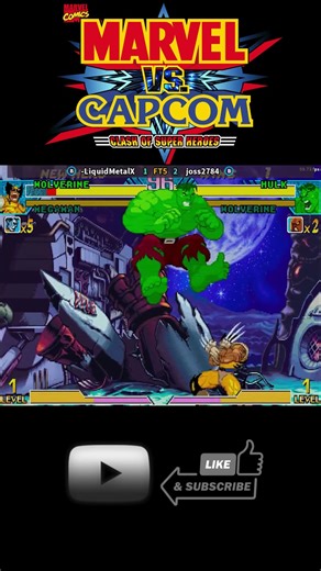 Marvel vs Capcom: IMPOSSIBLE Wolverine Uncombo #marvelvscapcom #FightingGames #Shorts #GamingShorts