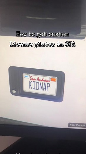 #gta #custom #licenseplate #iFruit Just so you know you can only have 8 characters on the license plate but its recommended to have 7 or under