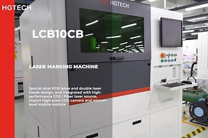 [Hot Item] Hgtech Fully Automatic Control CCD Precise Positioning System UV Green CO2 PCB Qr Code Laser Marking Machine