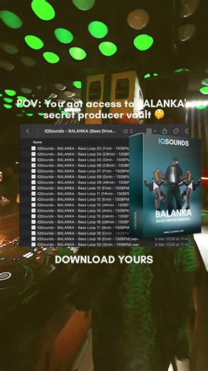 Make Rolling Tech House Basslines in Seconds (BALANKA)
