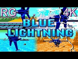 Blue Lightning - Atari Lynx - Intro & Mission 1 -3 Gameplay [4K]