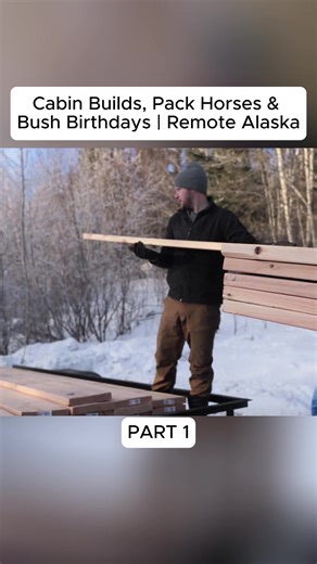 Cabin Builds, Pack Horses & Bush Birthdays Remote Alaska #alaska #alaska