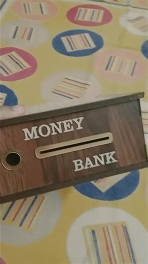 How to open Money Bank box🏦... #money #wooden #bank #unique #shorts