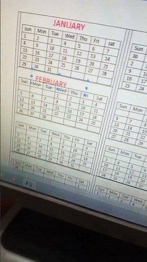 #ms word me table tag se calendar banate Student