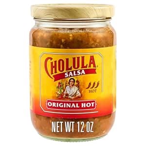 Cholula Salsa, Original Hot, Spicy Salsa For Tacos, Enchiladas, Queso, Fajitas, Burritos, Nachos and More, 12 oz