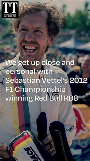 Getting up Close and Personal With Sebastian Vettel's RedBull Racing RB8