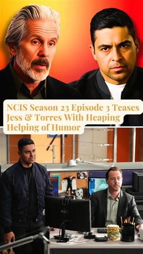 NCIS Season 23 Episode 3 Teases Jess & Torres With Heaping Helping of Humor READ MORE: https://celebdirtylaundry.xinloc.com/ncis-season-23-episode-3-teases-jess-torres-with-heaping-helping-of-humor/ | Mark Harmon / NCIS
