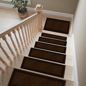 Brown Stair Runner Rug, Washable Stair Rug, Non Slip Stair Rug, Stair Carpet, Stair Tread Rug, Stair Carpet Runner, Step Rug, - Etsy