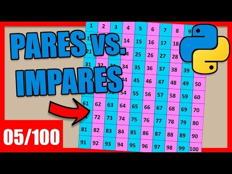 Python - Ejercicio 5: Separando pares e impares - [100 Ejercicios para Aprender Python]