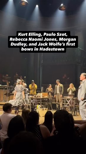 Hadestown on Instagram: "Kurt Elling, Paulo Szot, Rebecca Naomi Jones, Morgan Dudley, and Jack Wolfe have made it to the Underworld."