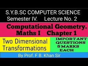 Important Examples on Computational Geometry Chapter 1