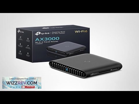 TP Link Dual Band Wi Fi 6 AX3000 Travel Router TL WR3002X Multi Gig Portable