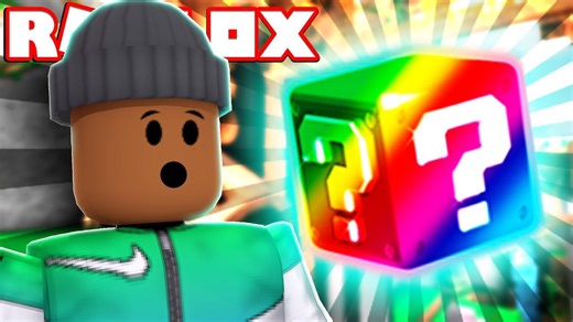 Opening the new rainbow block | Roblox lucky blocks