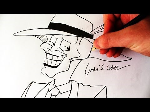 Como Desenhar o Máscara - (How to Draw "The Mask") - SLAY DESENHOS #120