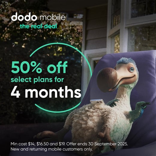 50% Off First 4 Months On $28 & Above Plans. Offer Ends 30/09/25. T&Cs Apply. | Dodo
