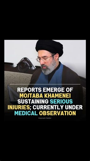 Mojtaba Khamenei sustaining Serious Injuries #mojtabakhamenei #attack #iran #news