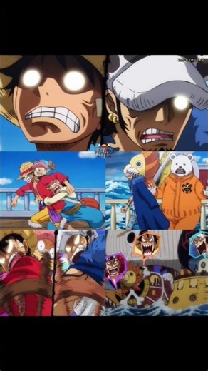 Luffy & Law: The Duo That Defied The Gods! 🔥🏴‍☠️#OnePiece #Luffy #TrafalgarLaw #Anime #Manga