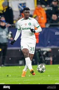 Dortmund, Deutschland. 19th Feb, 2025. Ousmande Diomande (Sporting CP Lissabon, #26) Borussia Dortmund vs. Sporting CP Lissabon, Fussball, UEFA Champions League, Play Offs, Rückspiel, Saison 2024 2025, 19.02.2025 DFL regulations prohibit any use of photographs as image sequences and/or quasi-video. Credit: dpa/Alamy Live News Stock Photo - Alamy