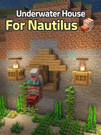 Building an Underwater House in Minecraft