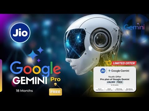 Jio Users Get Google AI Pro FREE! 🚀 18 Months Gemini 2.5 Access Explained