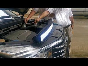 How do you test a offroad LED light bar with a car battery