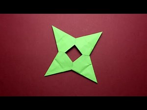 Comment faire un shuriken Naruto en papier