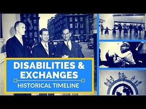 Disability & International Exchange Programs Timeline