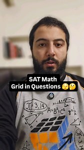 Grid in Questions SAT Math | Minshawy Math