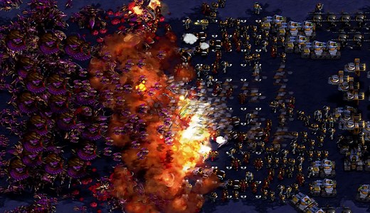 Terran Army vs Zerg Army