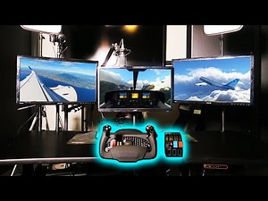 MY NEW FLIGHT SIMULATOR GAMING SETUP!