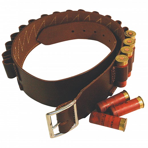 Leather Shell Belt, 12 Gauge by Hunter Company