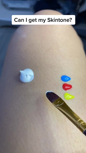 Mixing Primary Colors to Create Skin Tone