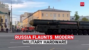 Russia rehearses Victory Day parade as Putin flaunts military power