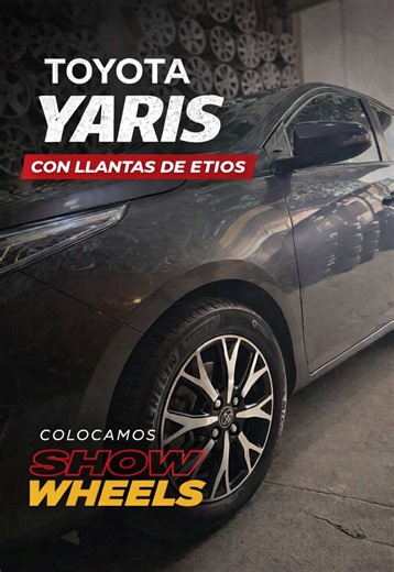 Toyota Yaris llantas R15 de Etios 🔥 Un cambio simple que cambia totalmente el look del auto 👌🏻 📍 Show Wheels – Mar del Plata ✅ Llantas originales ✅ Colocación y balanceo ✅ Trabajamos todas las marcas Consultanos por tu medida 👇🏻 📲 223 518-6164 #toyota #yaris #gomeria #llantas #mardelplata